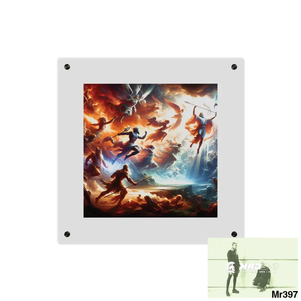 #5th linking all back to UK 2016 to 2024 failures their’s my deaths Gods intervention AI Themed Ltd Edition Acrylic