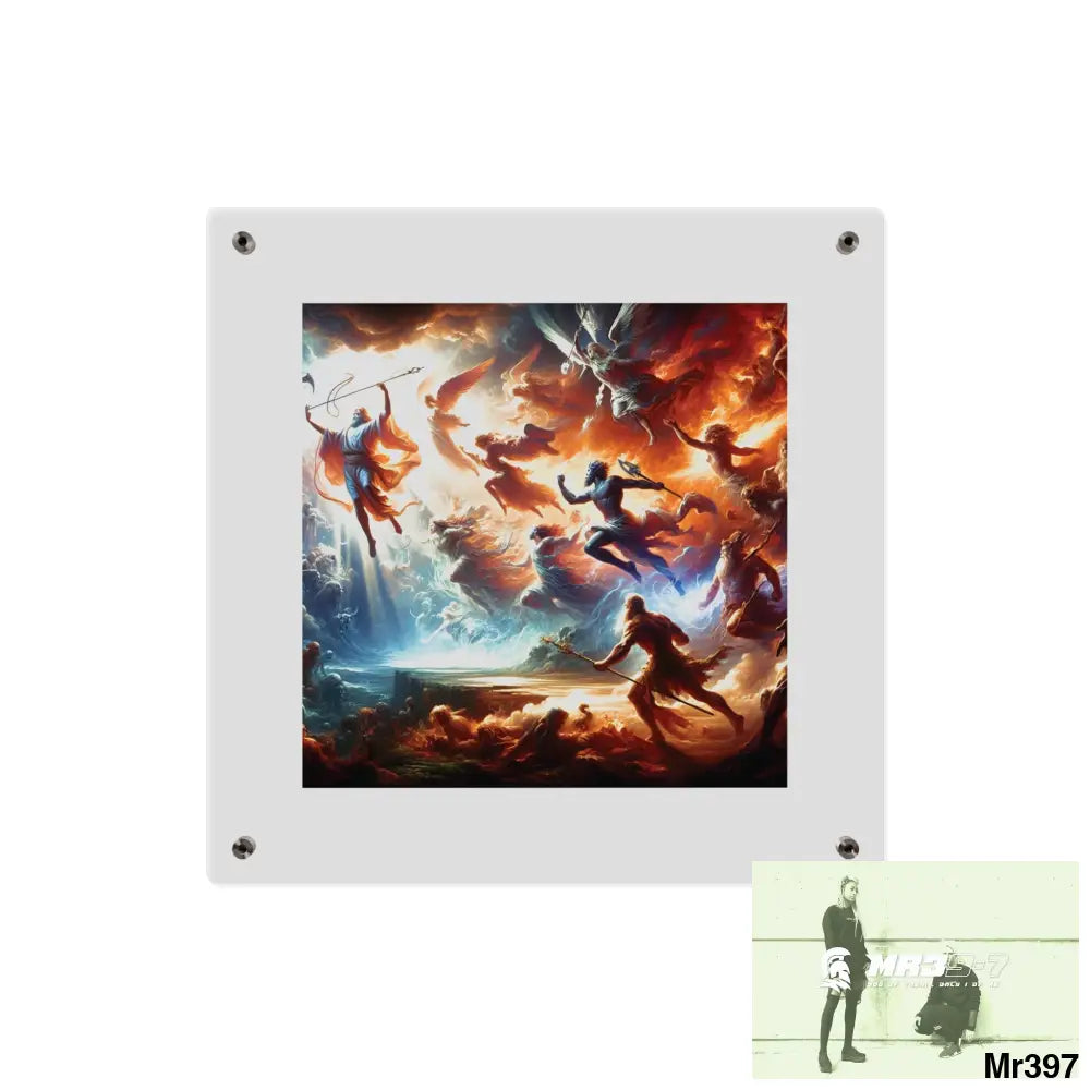 #5th linking all back to UK 2016 to 2024 failures their’s my deaths Gods intervention AI Themed Ltd Edition Acrylic