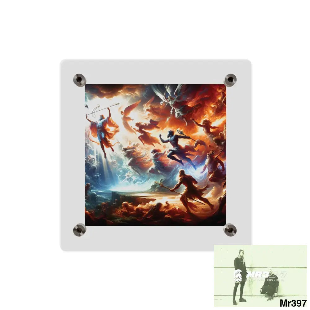 #5th linking all back to UK 2016 to 2024 failures their’s my deaths Gods intervention AI Themed Ltd Edition Acrylic