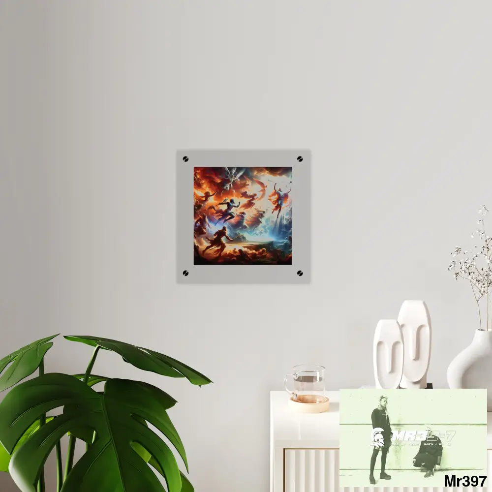 #5th linking all back to UK 2016 to 2024 failures their’s my deaths Gods intervention AI Themed Ltd Edition Acrylic