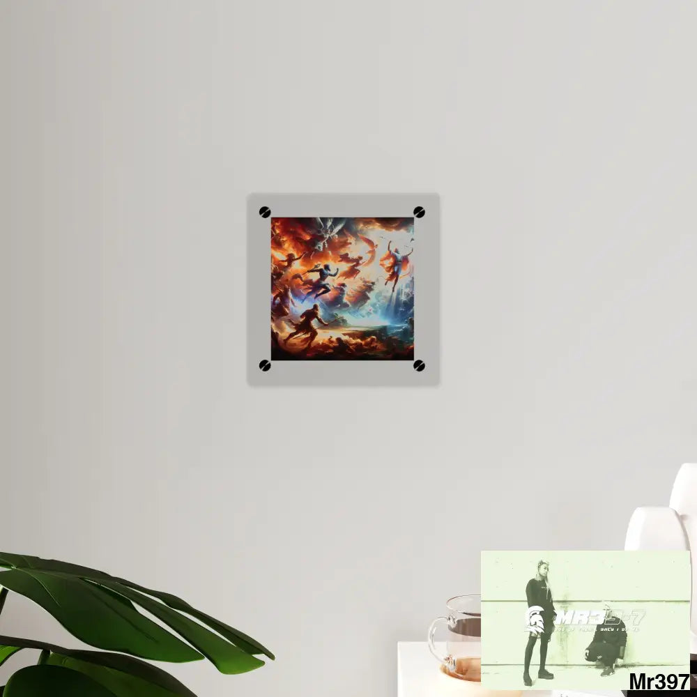 #5th linking all back to UK 2016 to 2024 failures their’s my deaths Gods intervention AI Themed Ltd Edition Acrylic