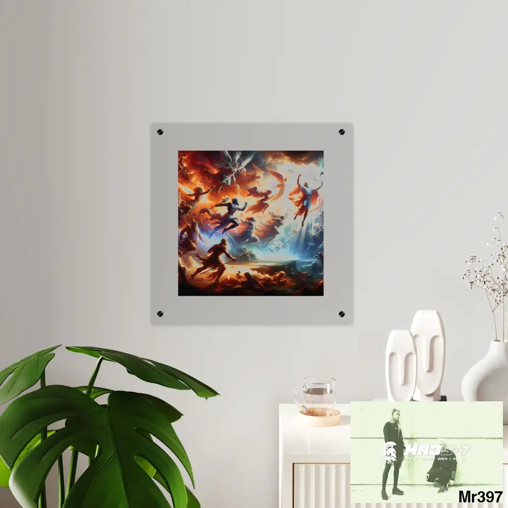 #5th linking all back to UK 2016 to 2024 failures their’s my deaths Gods intervention AI Themed Ltd Edition Acrylic