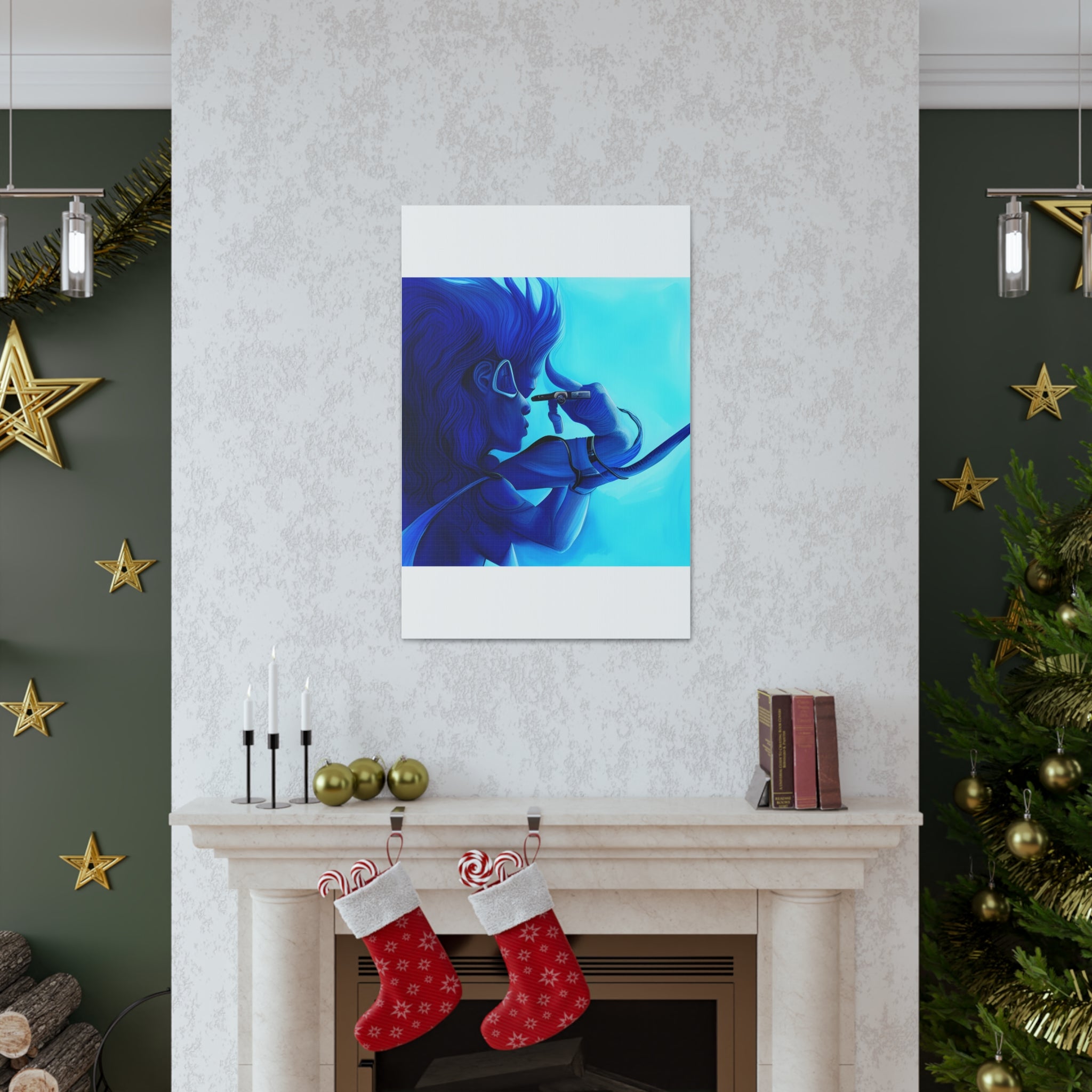 Canvas Gallery Wraps AI•Scuba Dive 1P Q&C generated