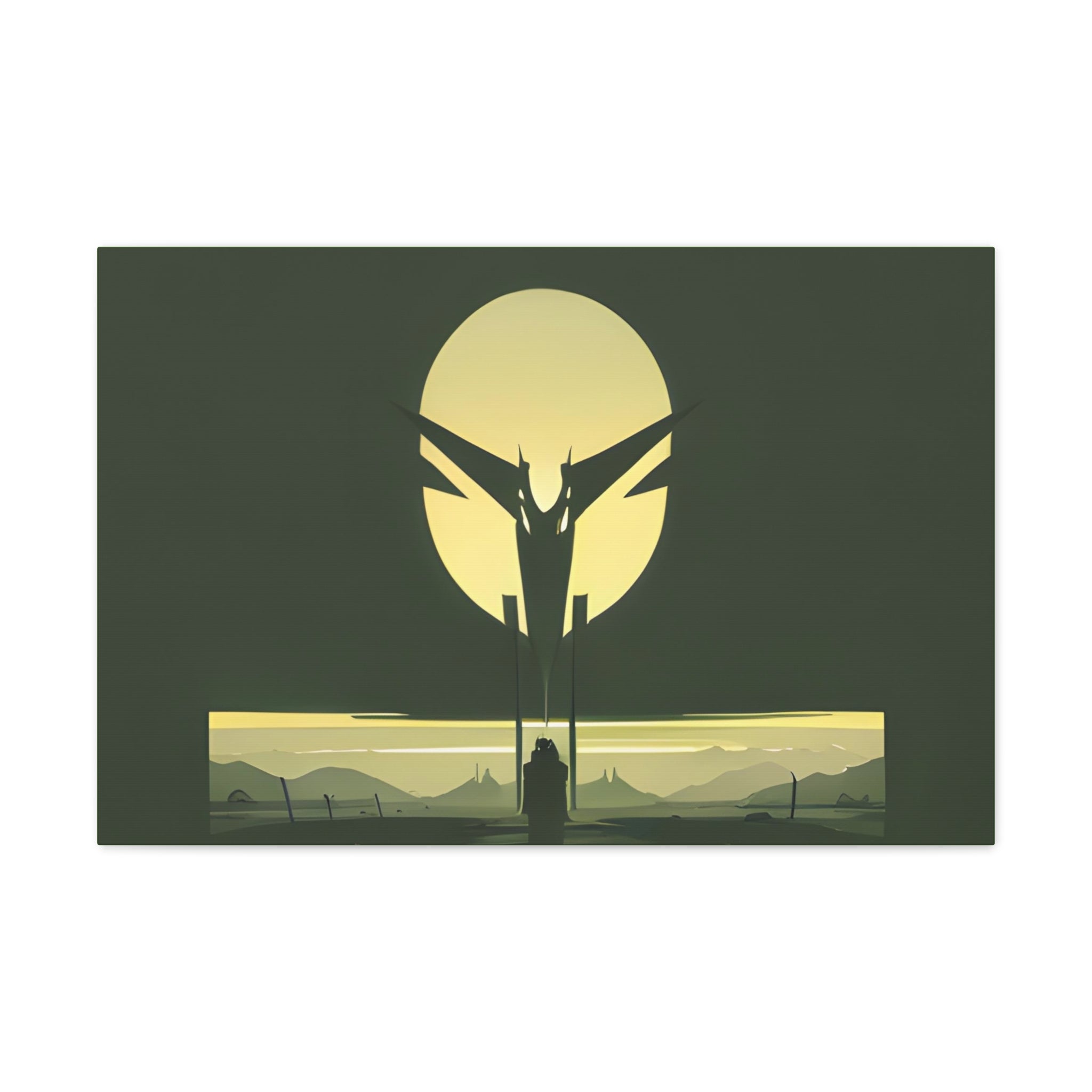 AI Vigilante themed Canvas Gallery Wraps