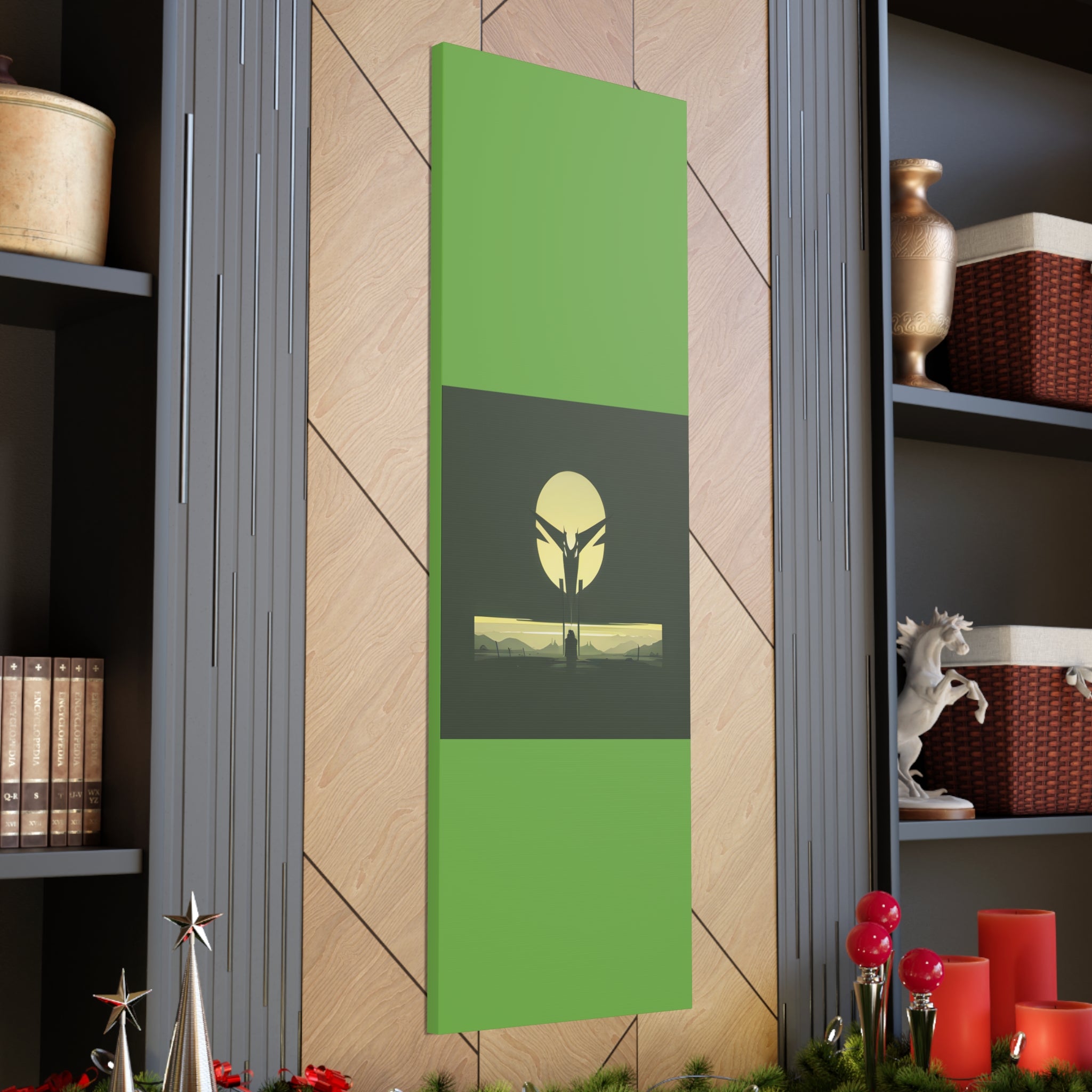 AI Vigilante themed Canvas Gallery Wraps