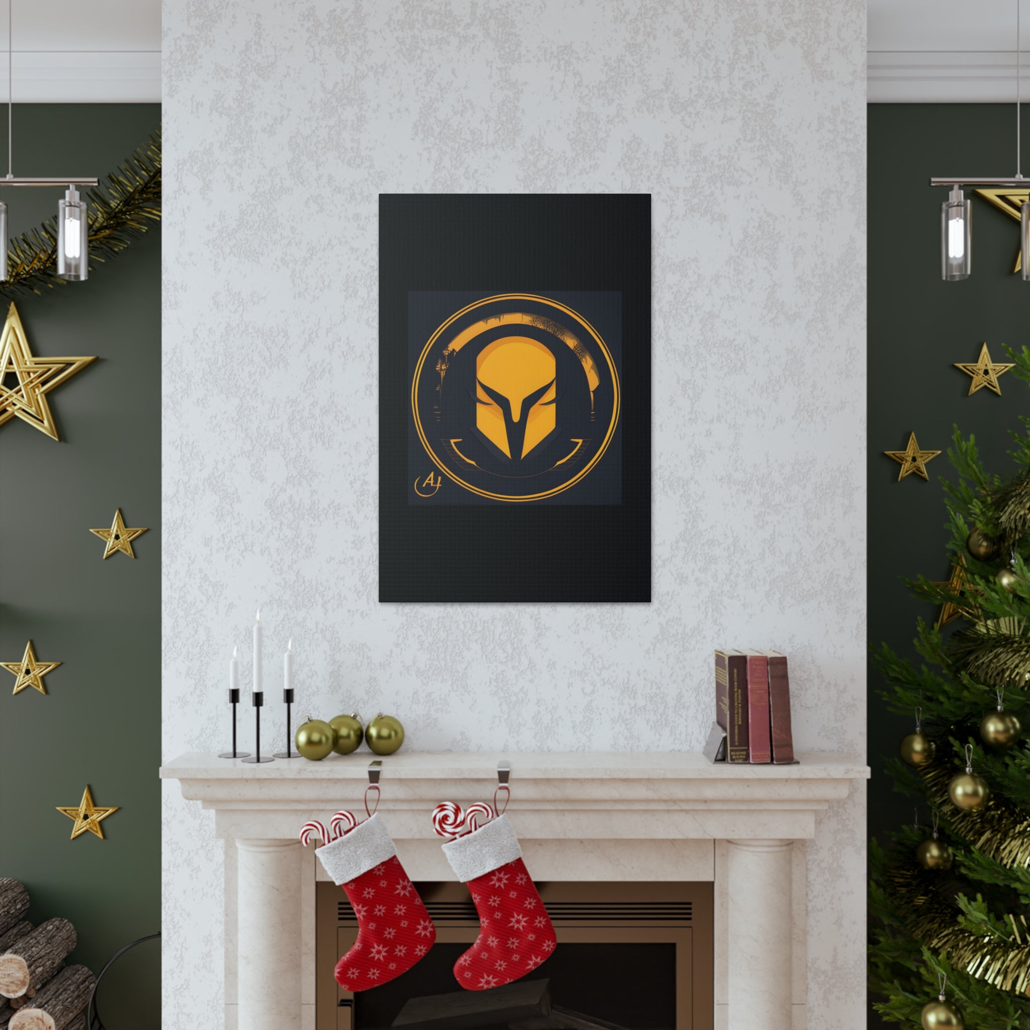 AI Vigilante themed Canvas Gallery Wraps