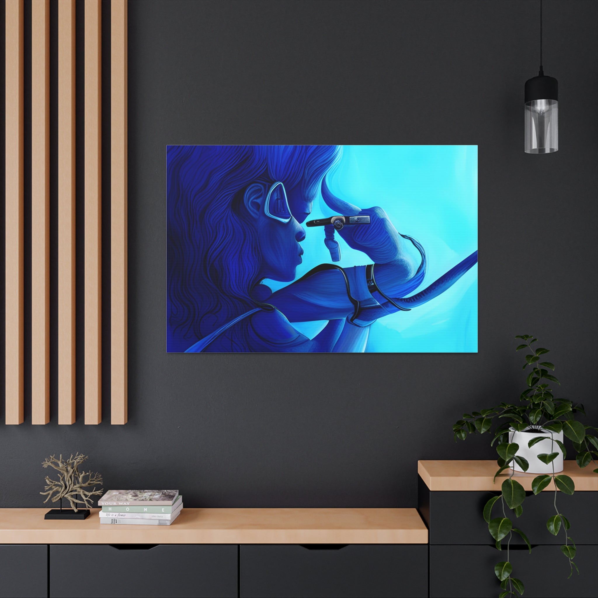 Canvas Gallery Wraps AI•Scuba Dive 1P QEII & Country generated