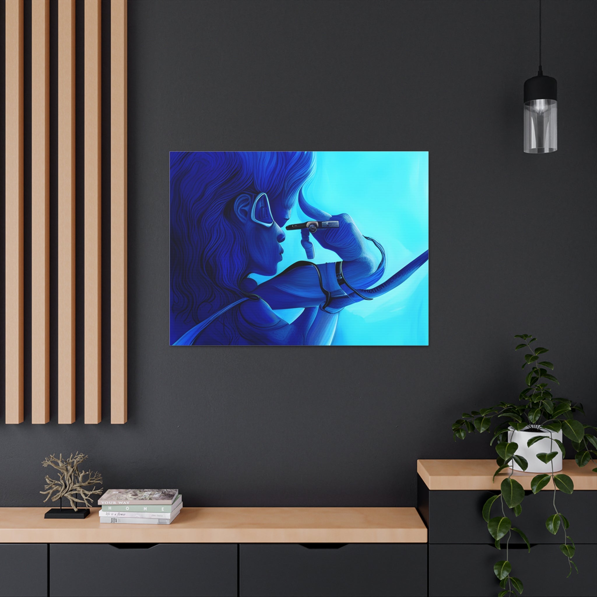 Canvas Gallery Wraps AI•Scuba Dive 1P QEII & Country generated