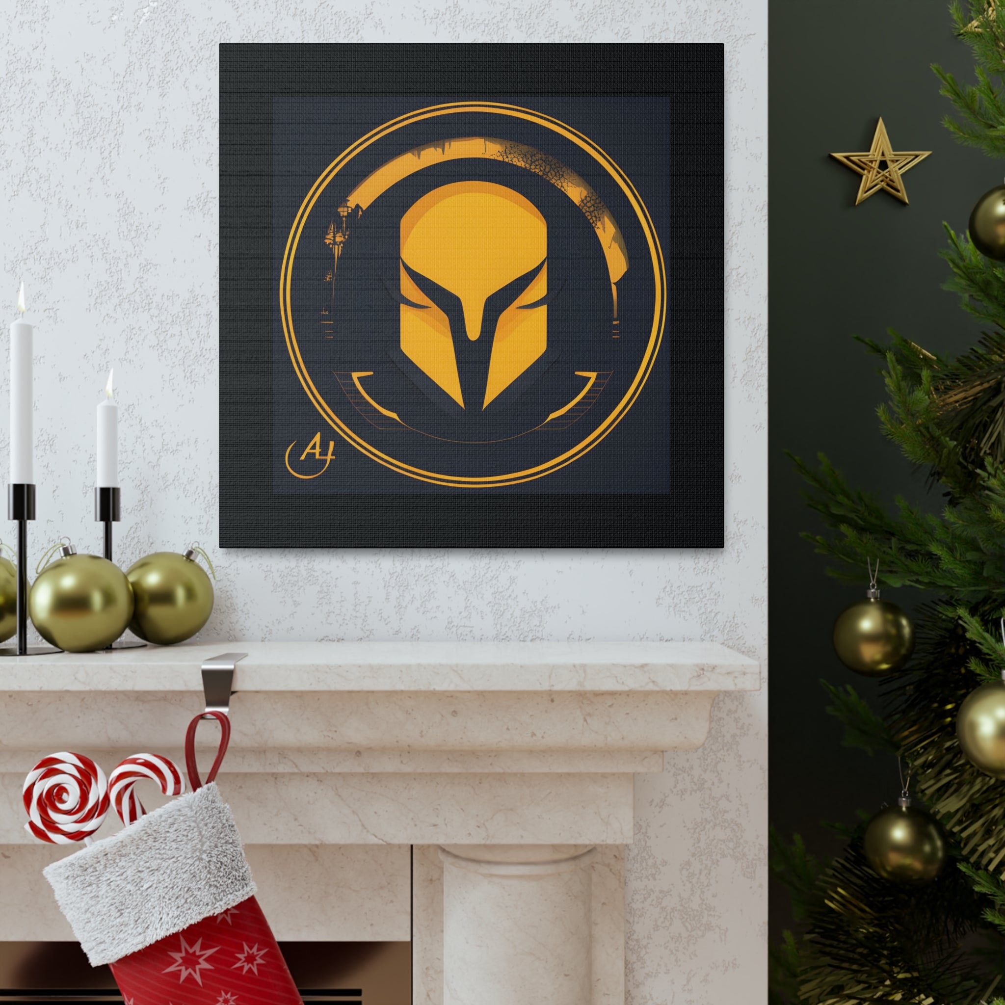 AI Vigilante themed Canvas Gallery Wraps