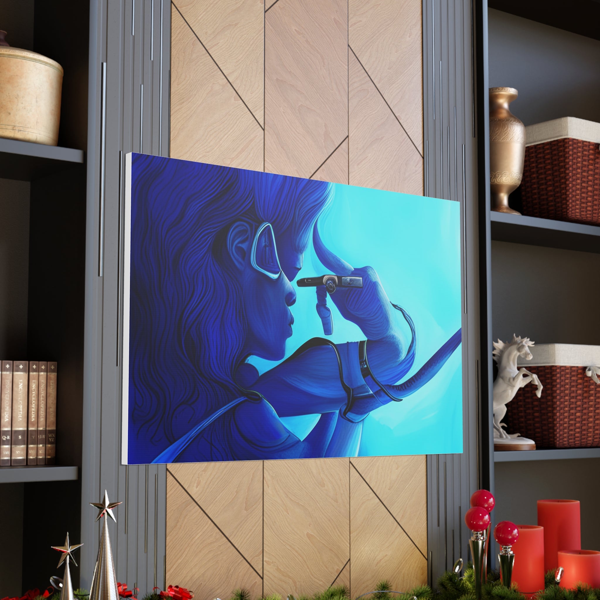 Canvas Gallery Wraps AI•Scuba Dive 1P QEII & Country generated