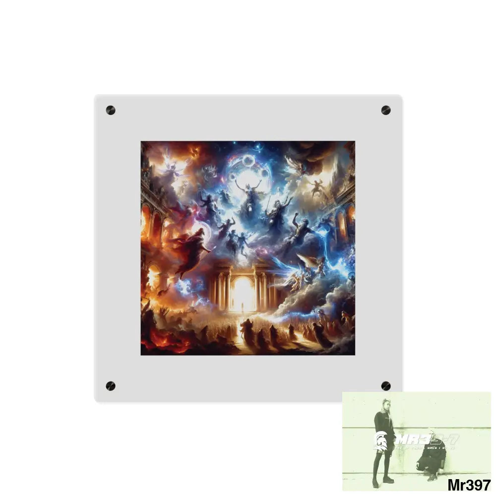 #7th linking all back to UK 2016 to 2024 failures their’s my deaths Gods intervention AI Themed Ltd Edition Acrylic