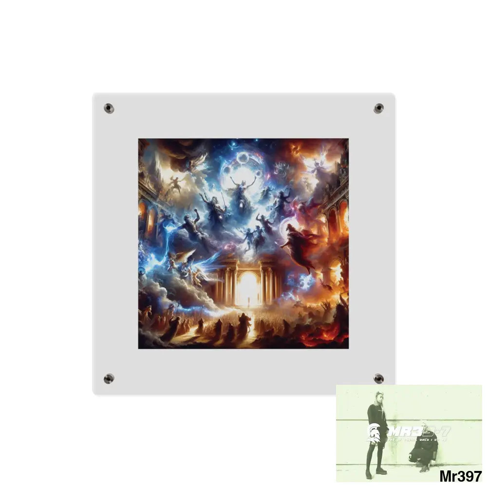 #7th linking all back to UK 2016 to 2024 failures their’s my deaths Gods intervention AI Themed Ltd Edition Acrylic