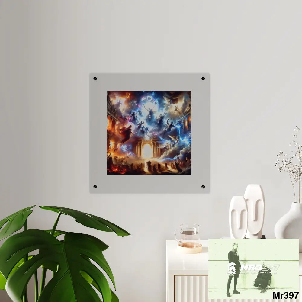 #7th linking all back to UK 2016 to 2024 failures their’s my deaths Gods intervention AI Themed Ltd Edition Acrylic