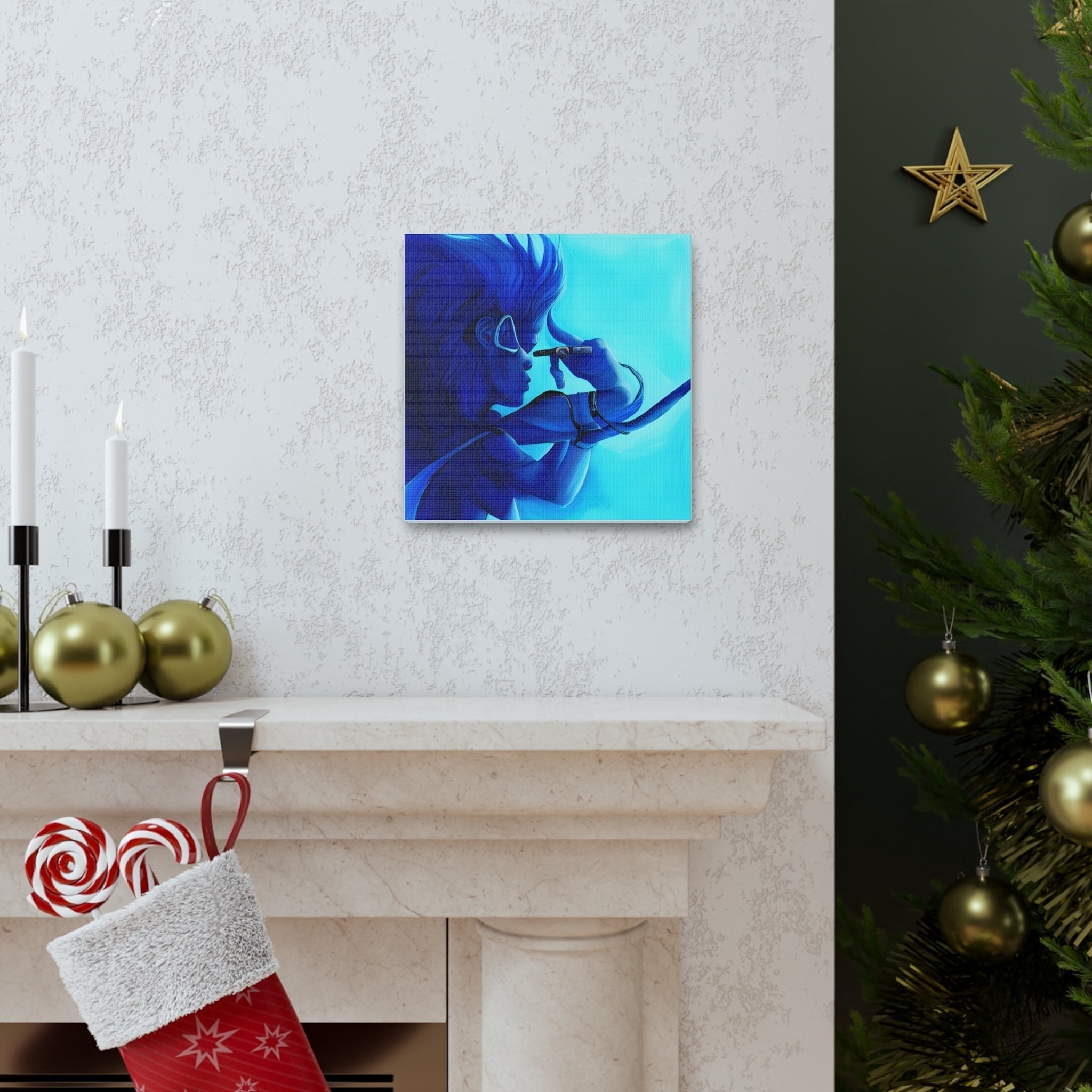 Canvas Gallery Wraps AI•Scuba Dive 1P Q&C generated