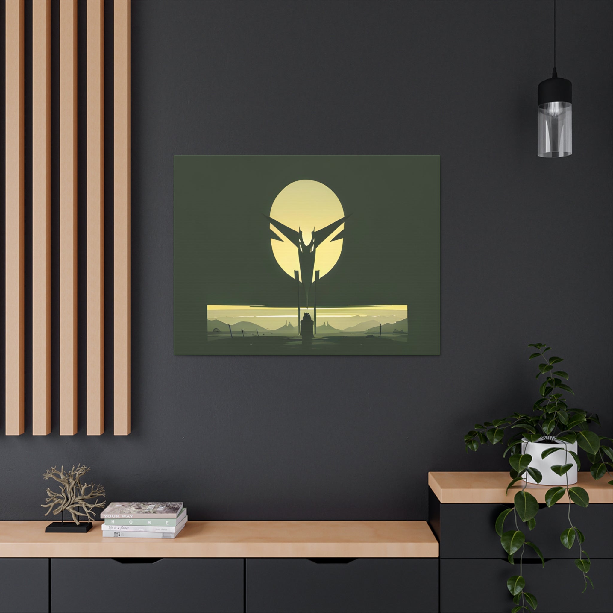 AI Vigilante themed Canvas Gallery Wraps