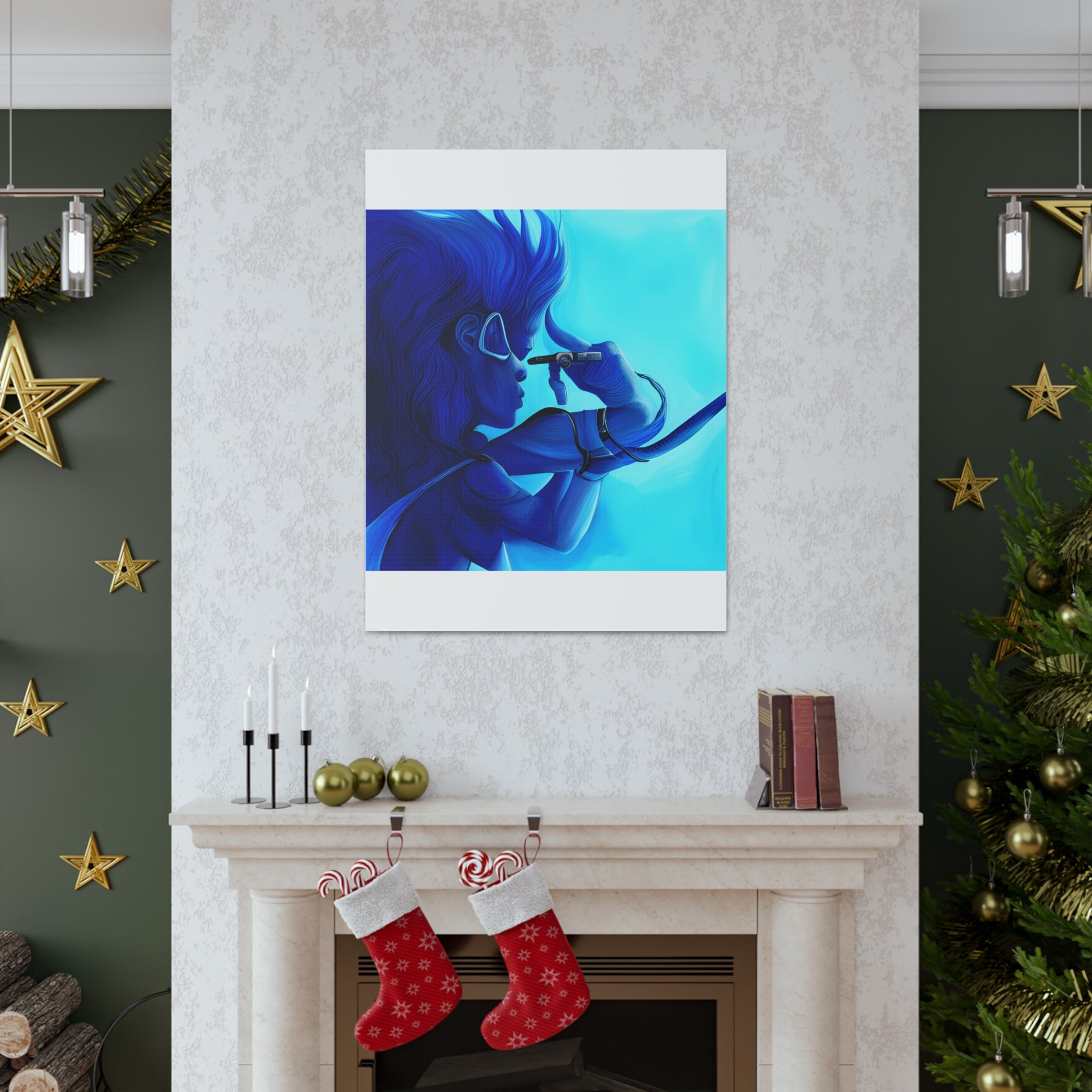 Canvas Gallery Wraps AI•Scuba Dive 1P Q&C generated