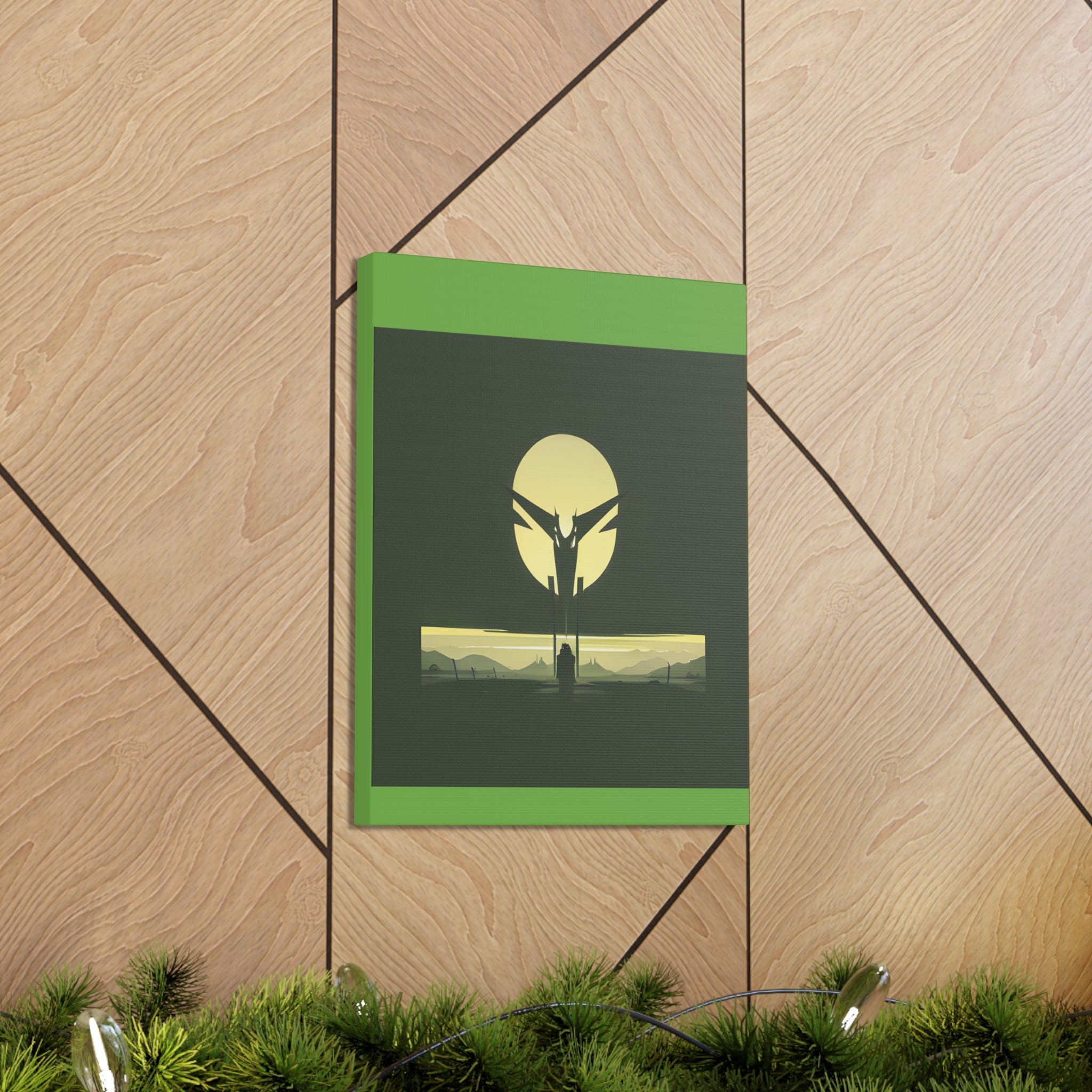 AI Vigilante themed Canvas Gallery Wraps