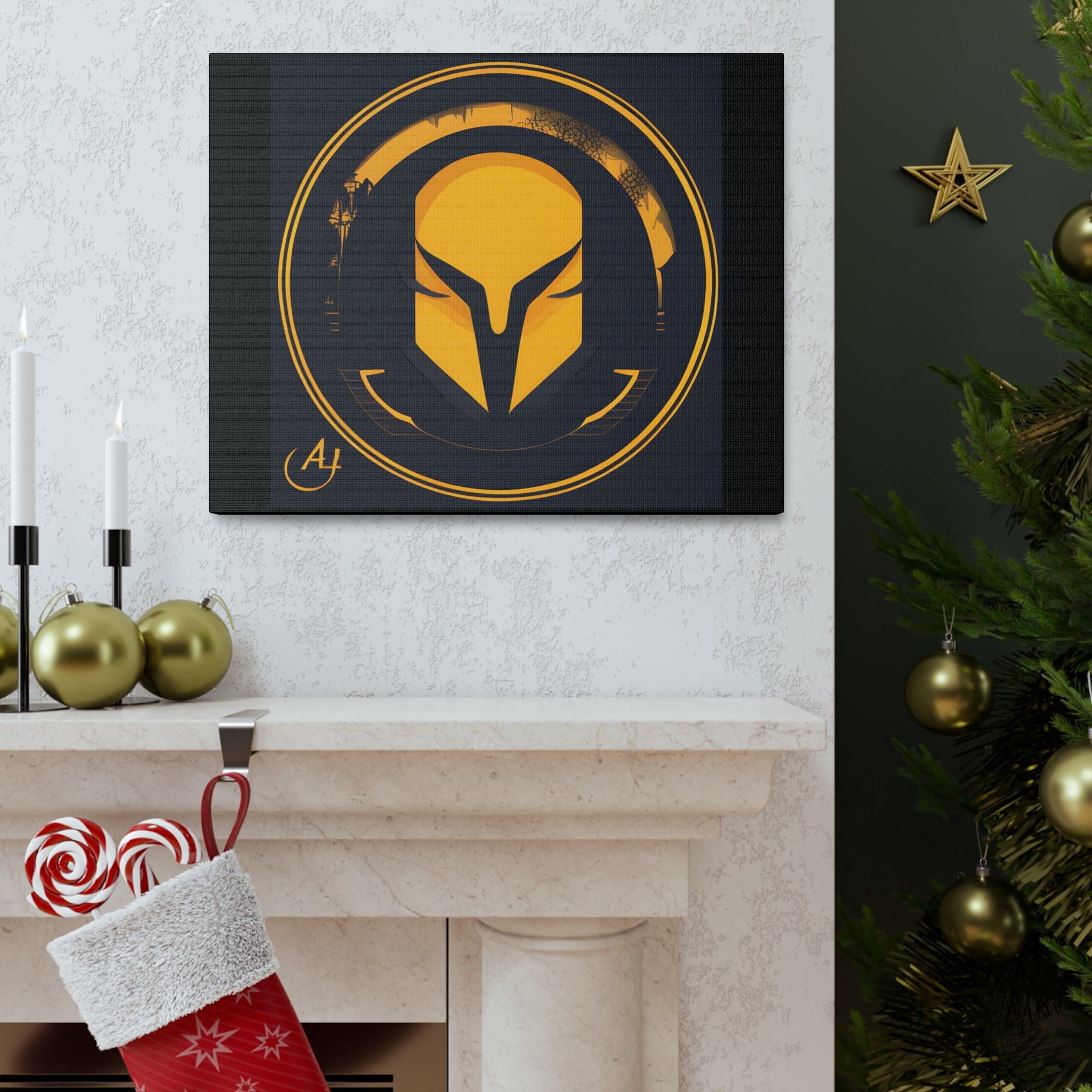 AI Vigilante themed Canvas Gallery Wraps