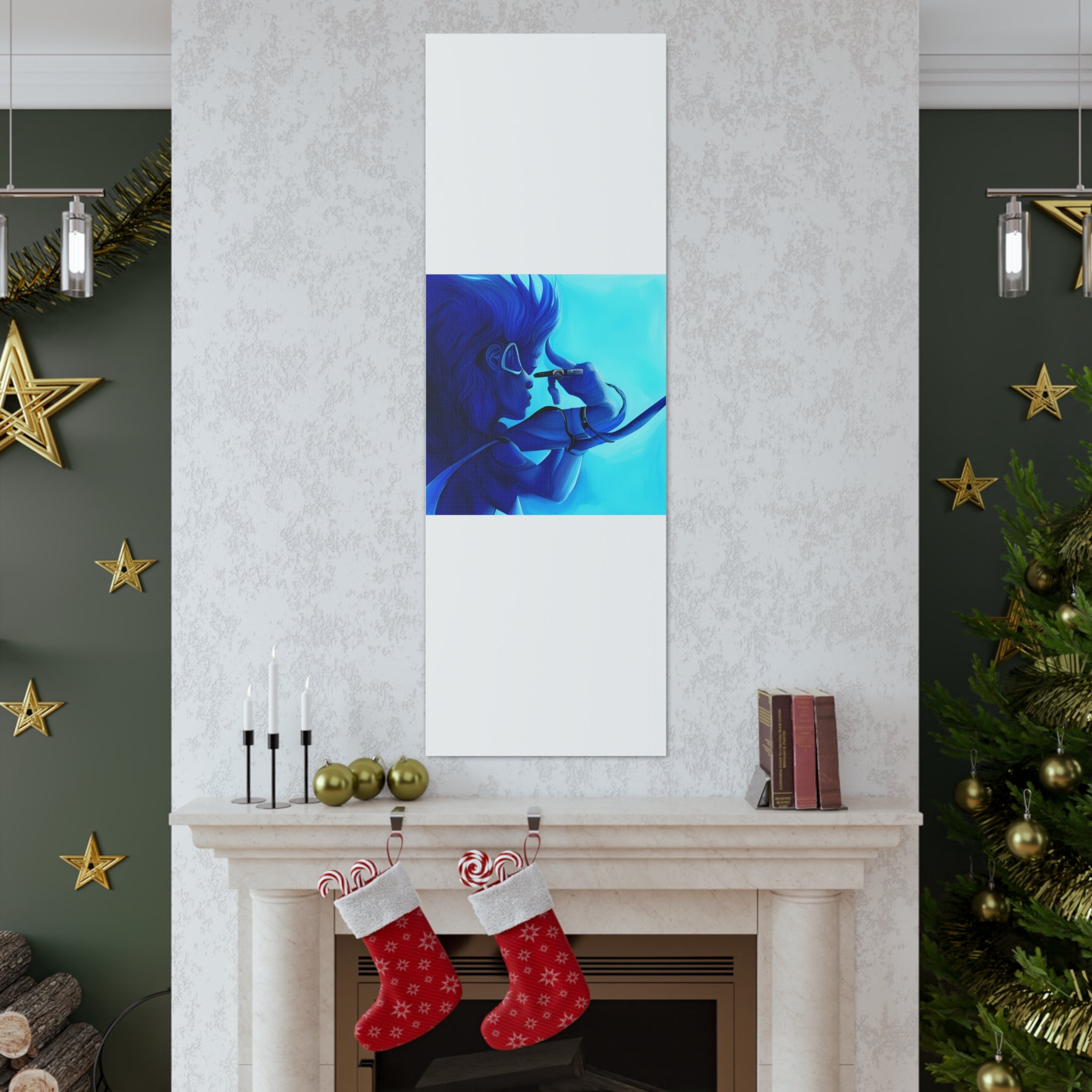 Canvas Gallery Wraps AI•Scuba Dive 1P Q&C generated