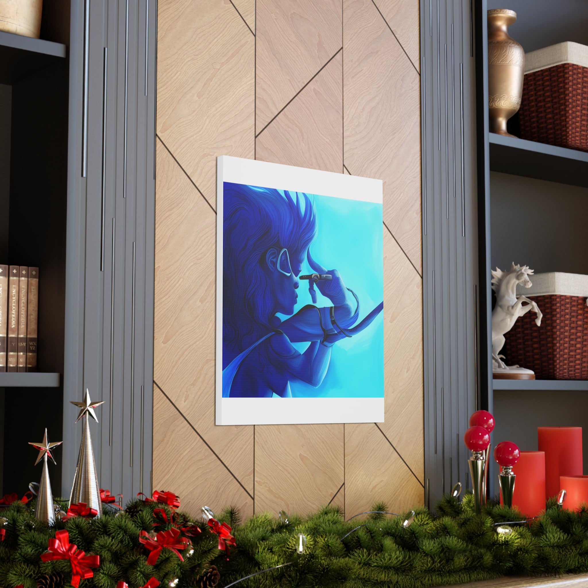 Canvas Gallery Wraps AI•Scuba Dive 1P QEII & Country generated