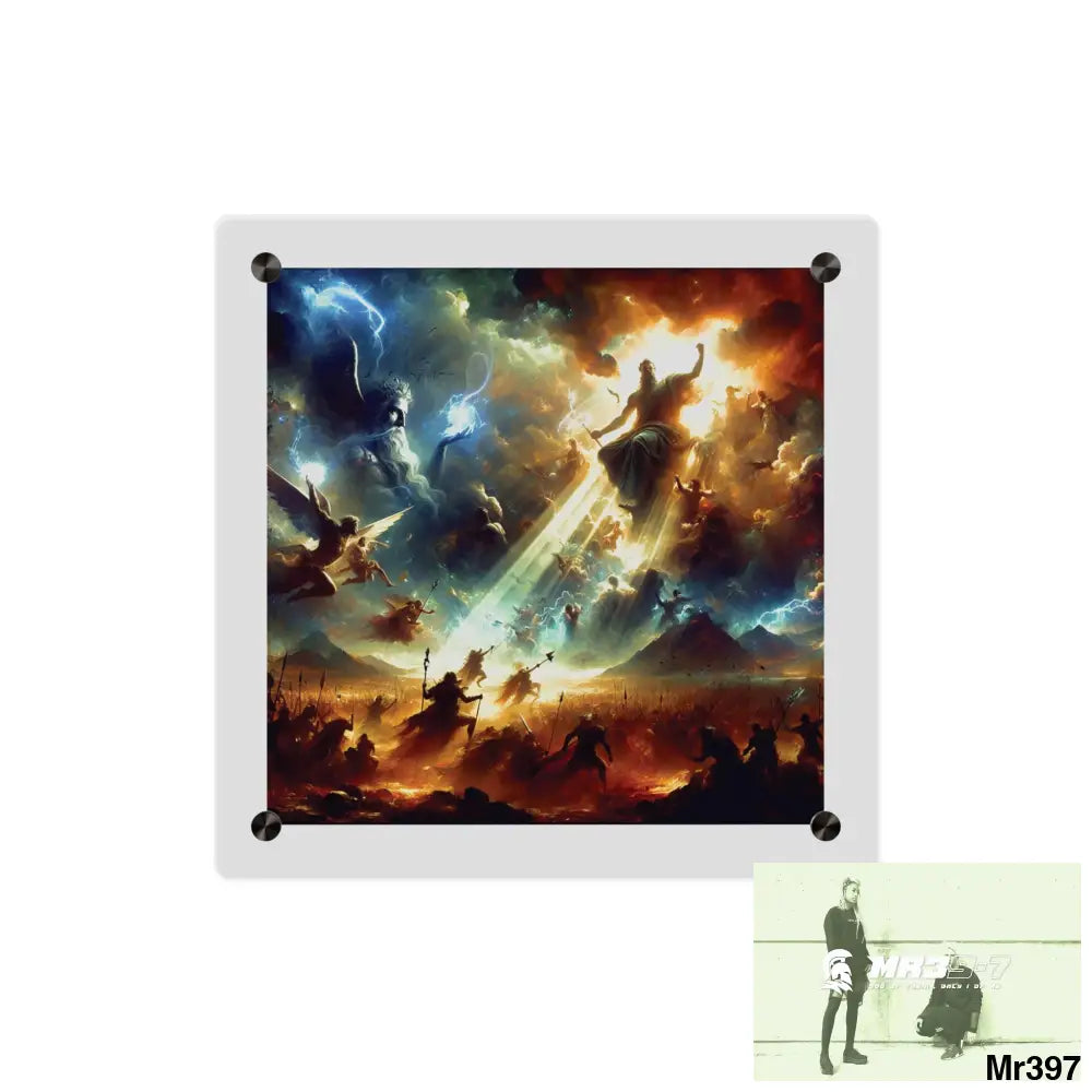 #8th Ai linking all back to UK 2016 to 2024 failures their’s my deaths Gods intervention AI Themed Ltd Edition Acrylic