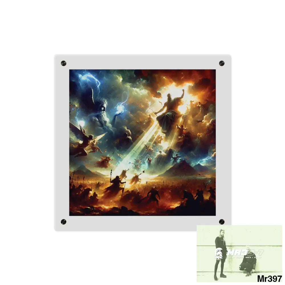 #8th Ai linking all back to UK 2016 to 2024 failures their’s my deaths Gods intervention AI Themed Ltd Edition Acrylic