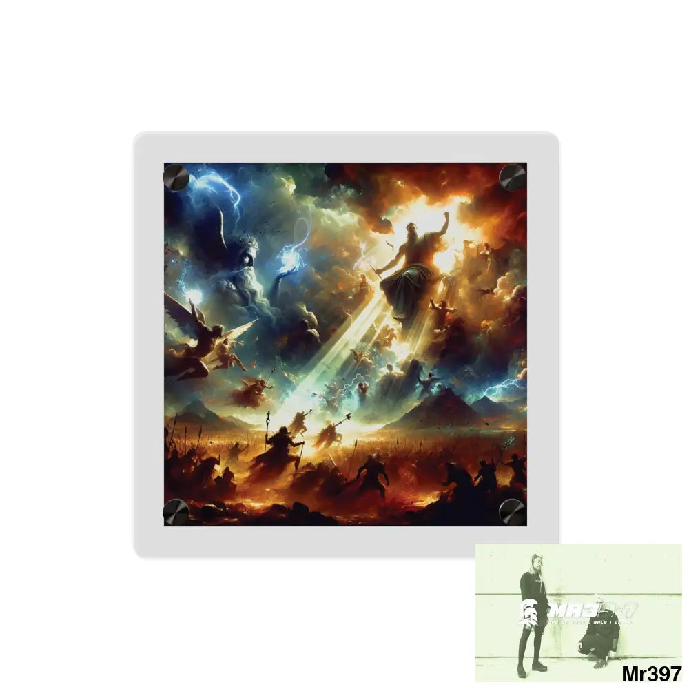 #8th Ai linking all back to UK 2016 to 2024 failures their’s my deaths Gods intervention AI Themed Ltd Edition Acrylic