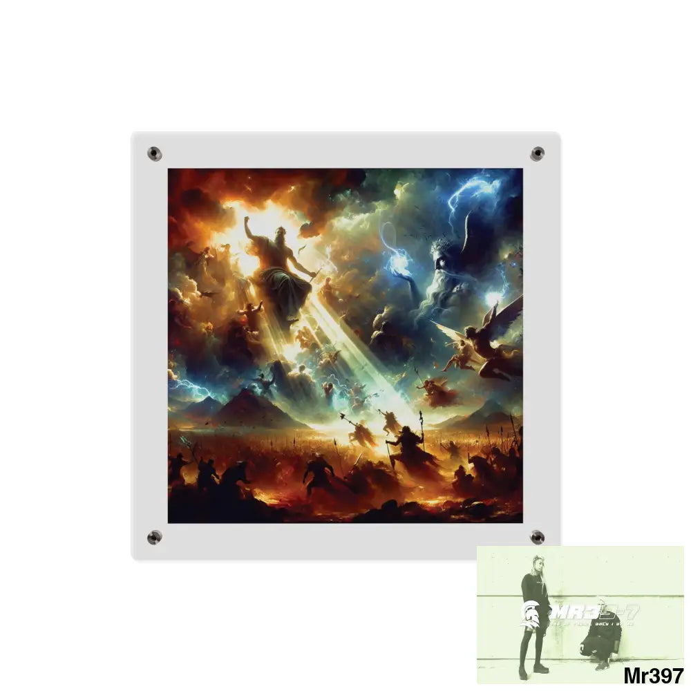 #8th Ai linking all back to UK 2016 to 2024 failures their’s my deaths Gods intervention AI Themed Ltd Edition Acrylic