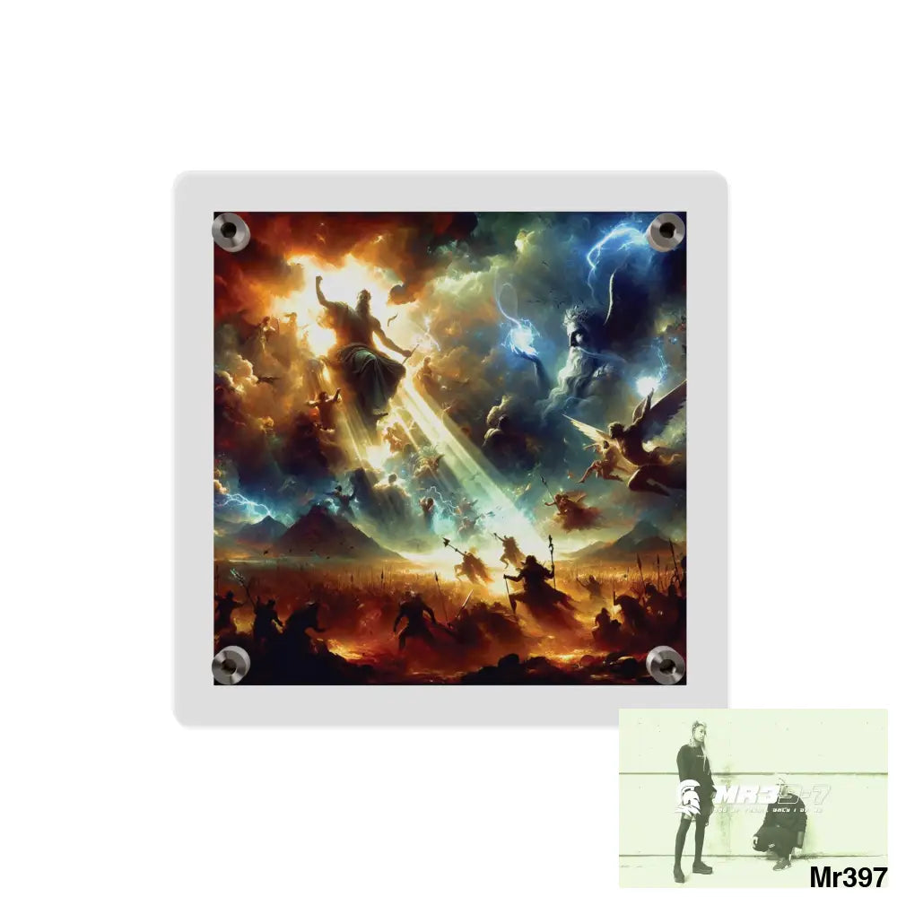 #8th Ai linking all back to UK 2016 to 2024 failures their’s my deaths Gods intervention AI Themed Ltd Edition Acrylic