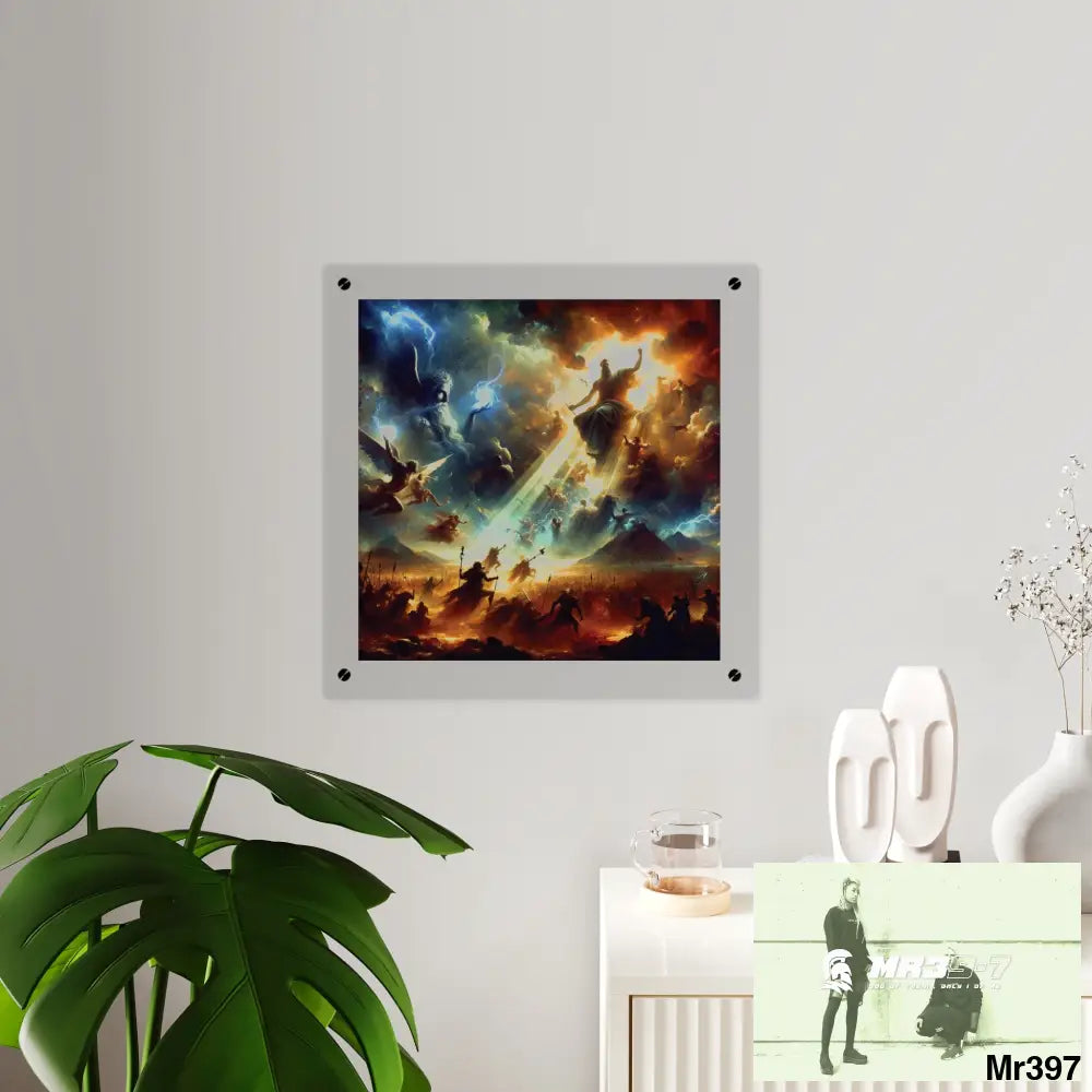 #8th Ai linking all back to UK 2016 to 2024 failures their’s my deaths Gods intervention AI Themed Ltd Edition Acrylic