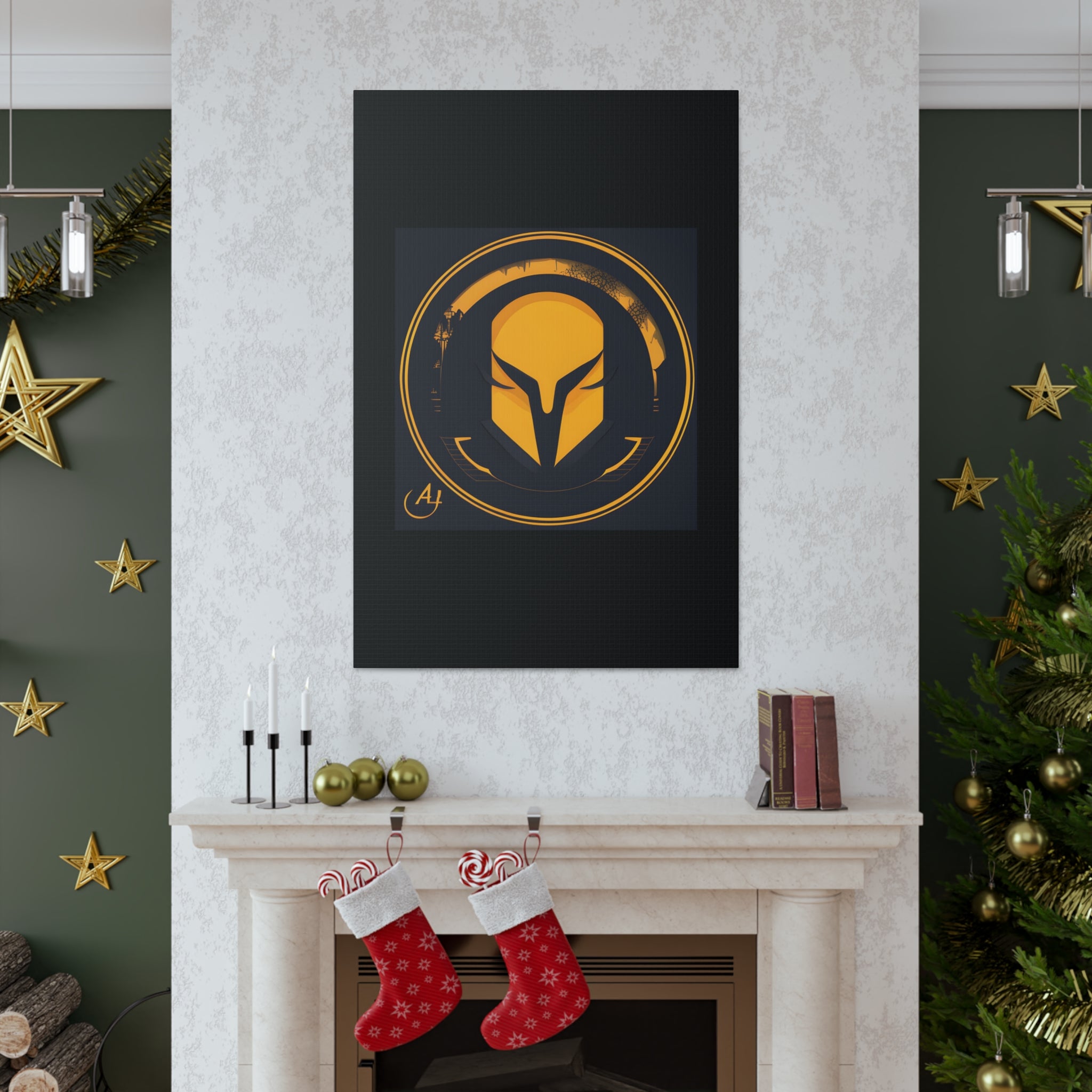 AI Vigilante themed Canvas Gallery Wraps