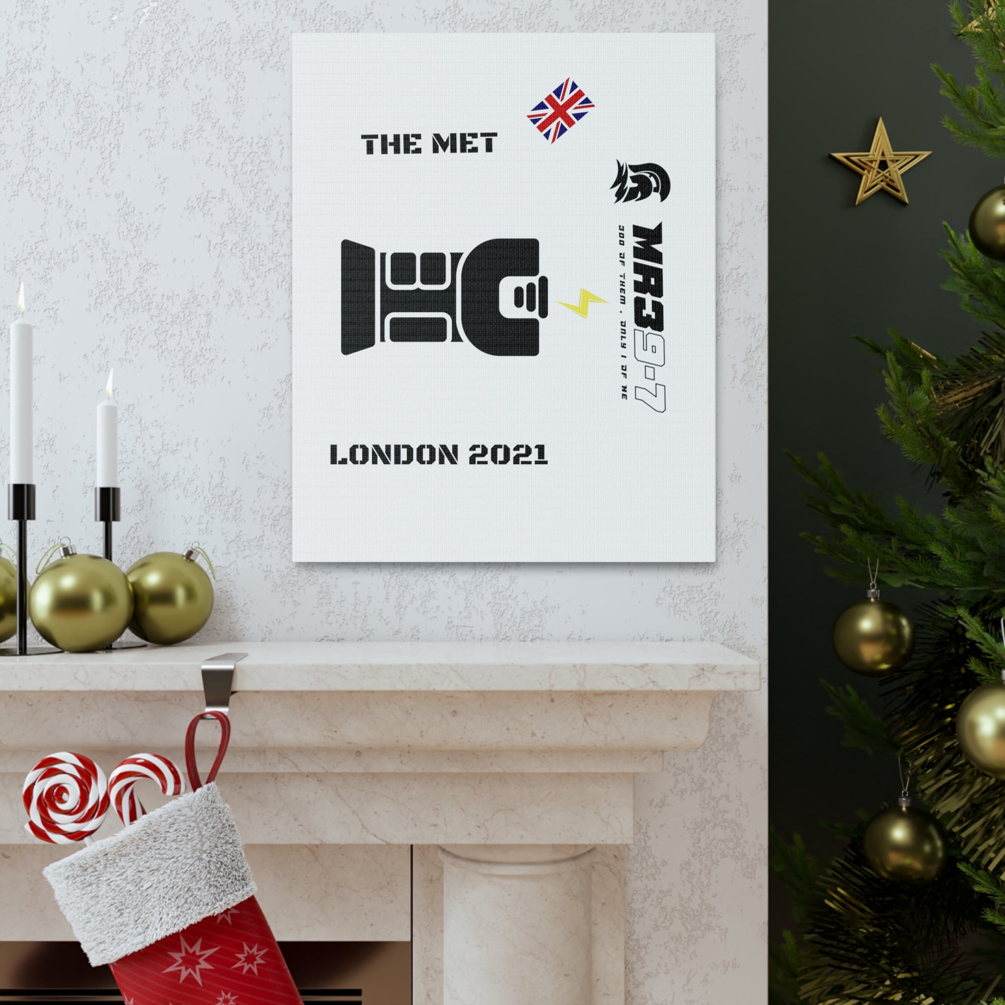 Copy of Canvas Gallery Wraps MR 39 Tasered by The MET 2021