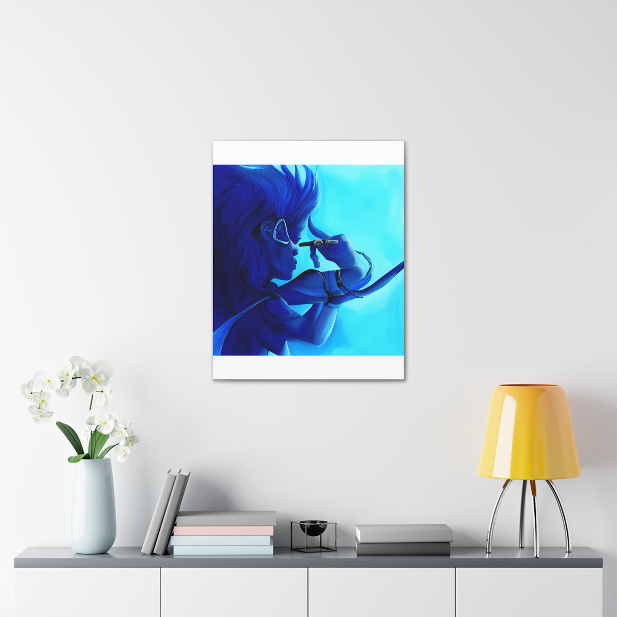 Canvas Gallery Wraps AI•Scuba Dive 1P QEII & Country generated