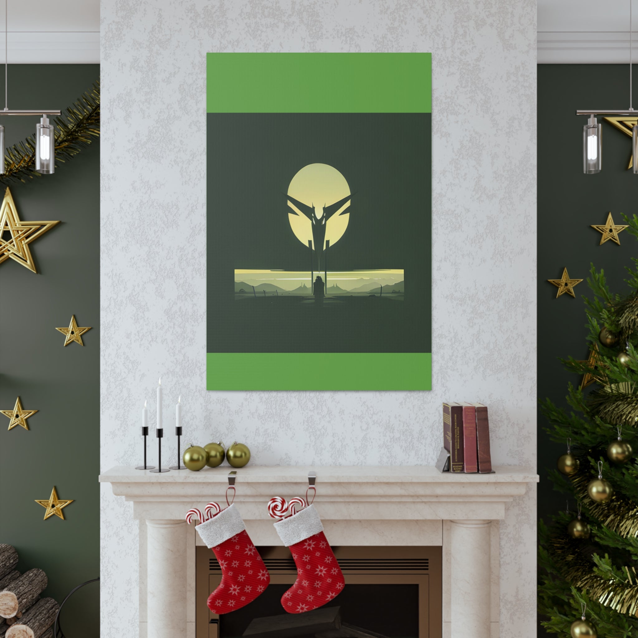 AI Vigilante themed Canvas Gallery Wraps