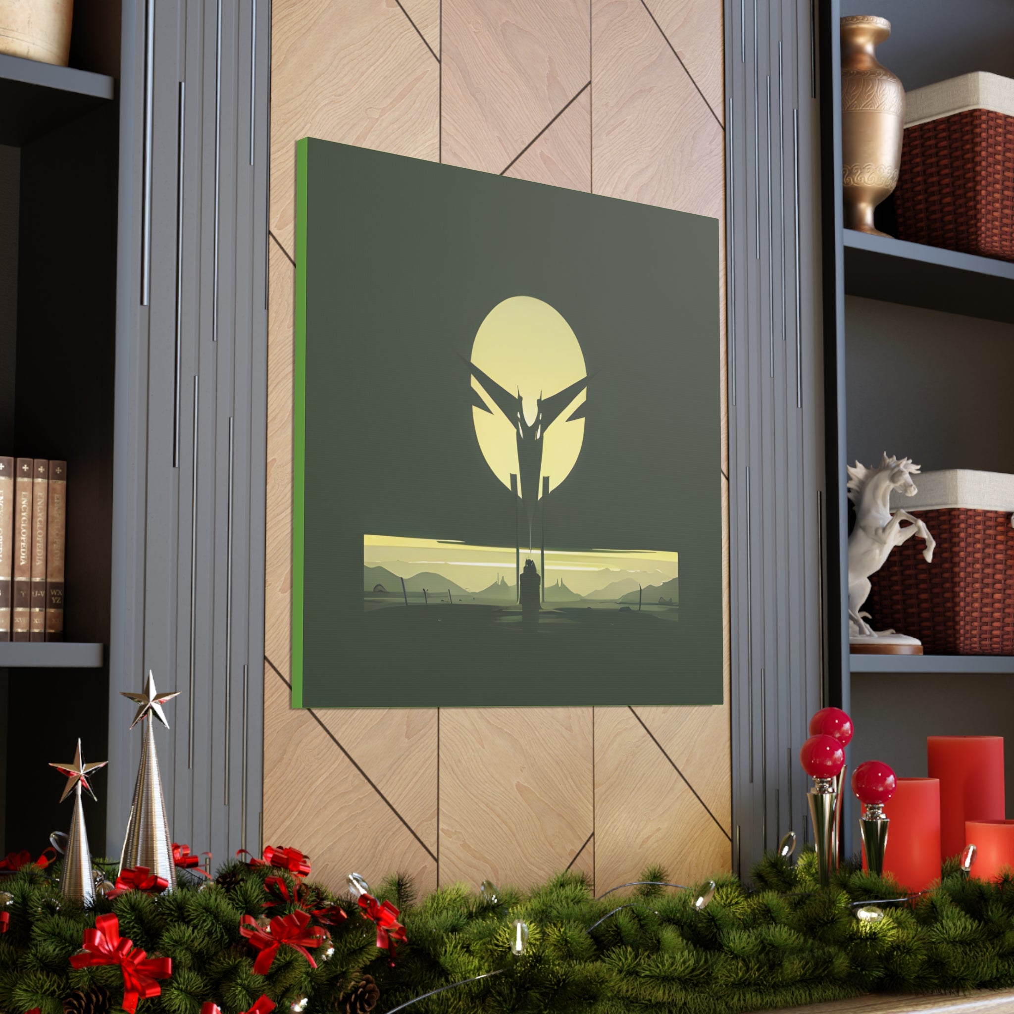 AI Vigilante themed Canvas Gallery Wraps