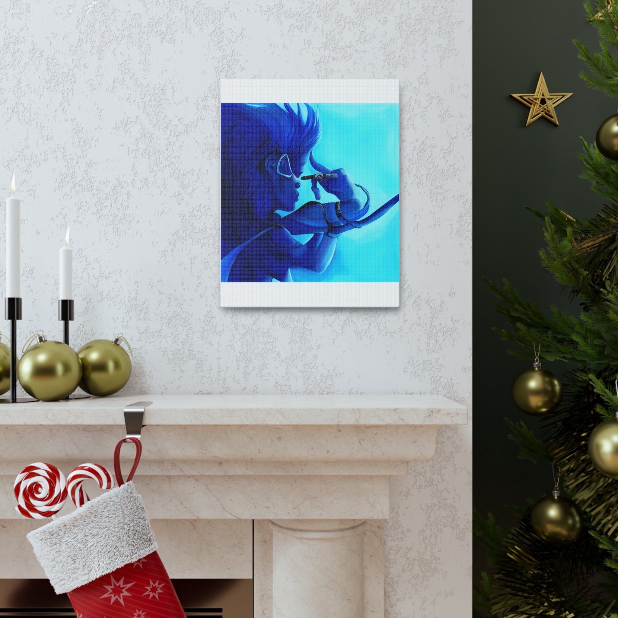 Canvas Gallery Wraps AI•Scuba Dive 1P Q&C generated