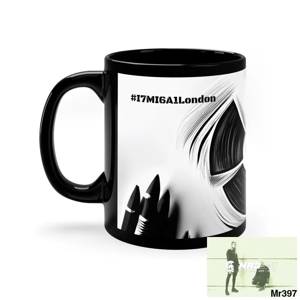 A Blast from the past I7MI6A1London 11oz Black Mug 11oz Mug