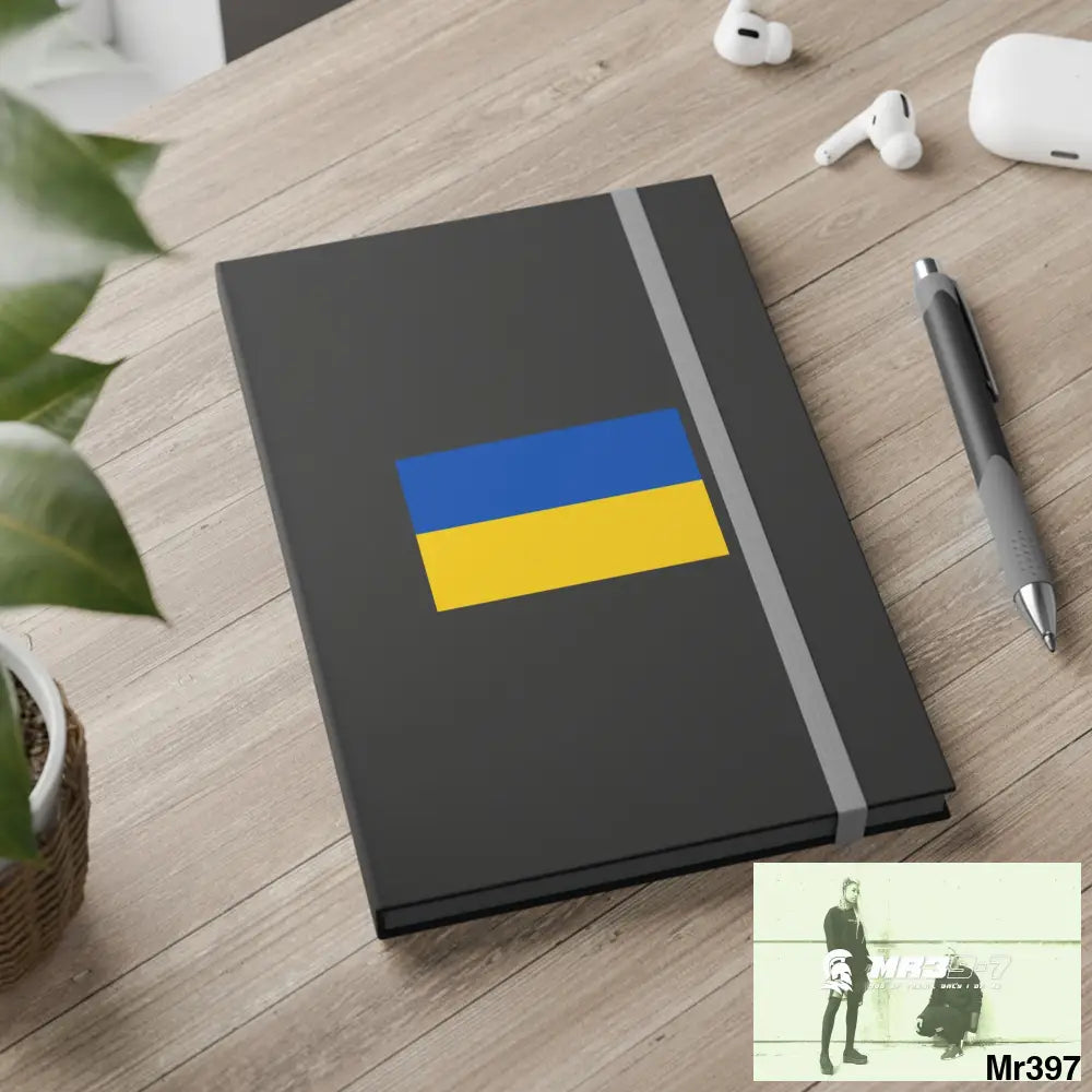A Ukraine Color Contrast Notebook - Ruled Paper products