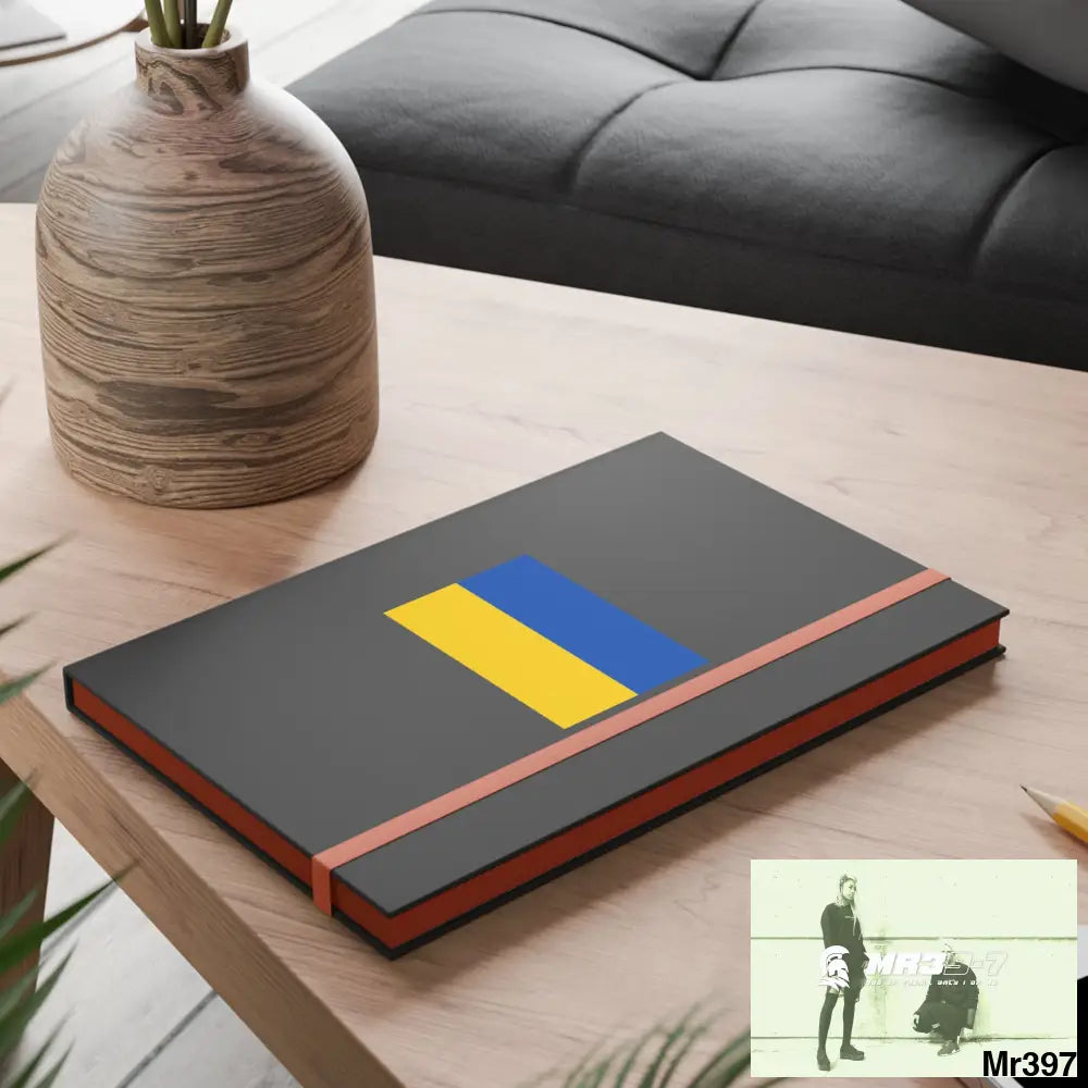 A Ukraine Color Contrast Notebook - Ruled Paper products