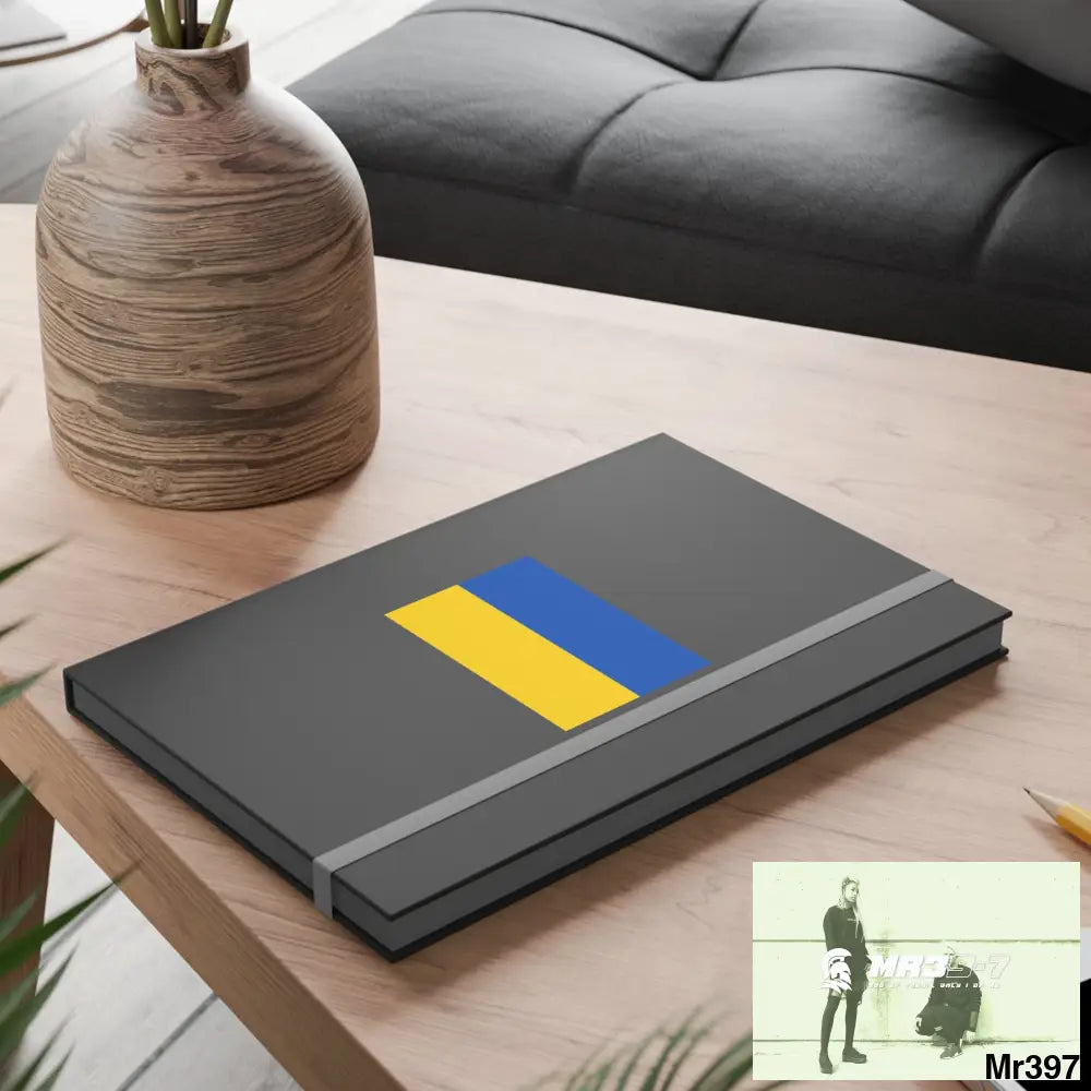 A Ukraine Color Contrast Notebook - Ruled Paper products