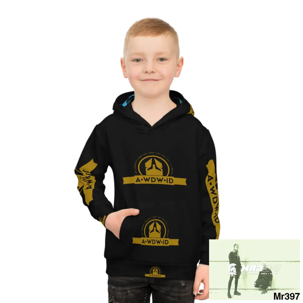 A.WDW.(ID-RSF) with Tactical inside hood A1 Who dares Wins Mentality -. Children’s Hoodie (AOP) All Over Prints