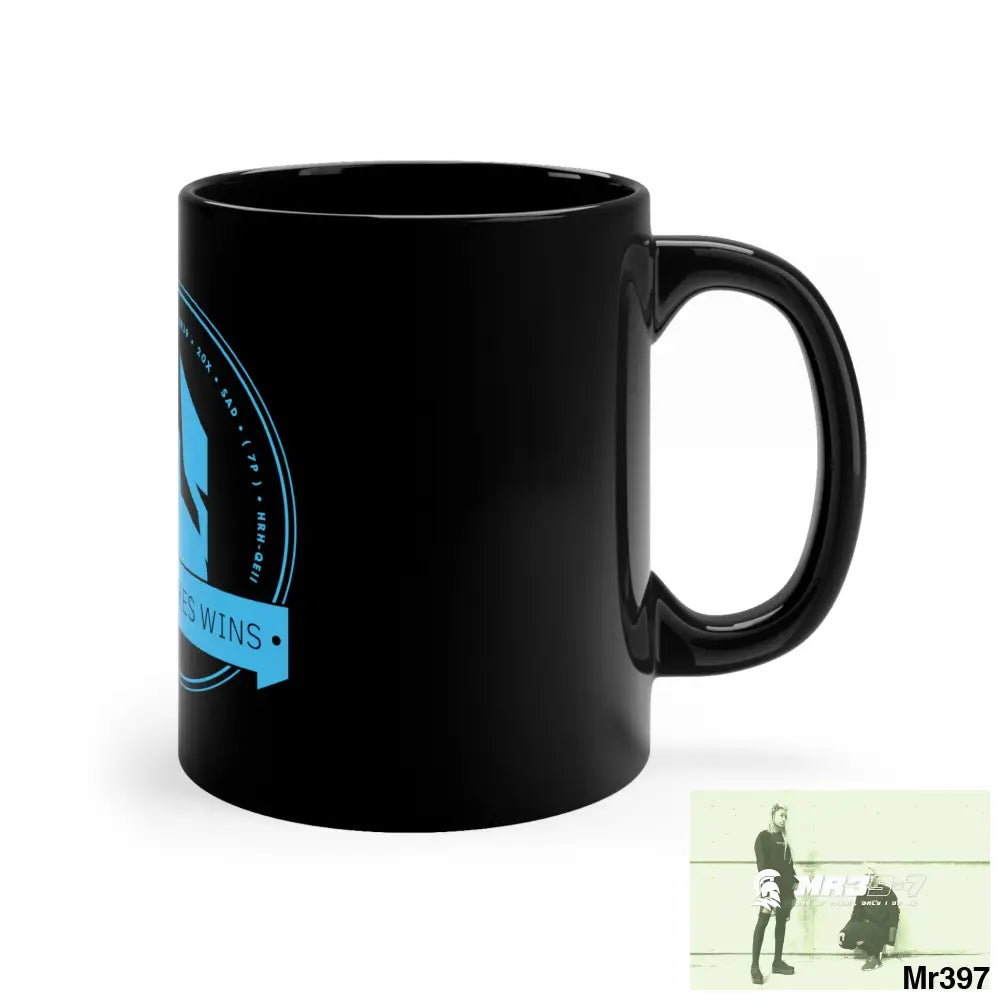 A Who Dares Wins 11oz Black Mug 11oz Mug