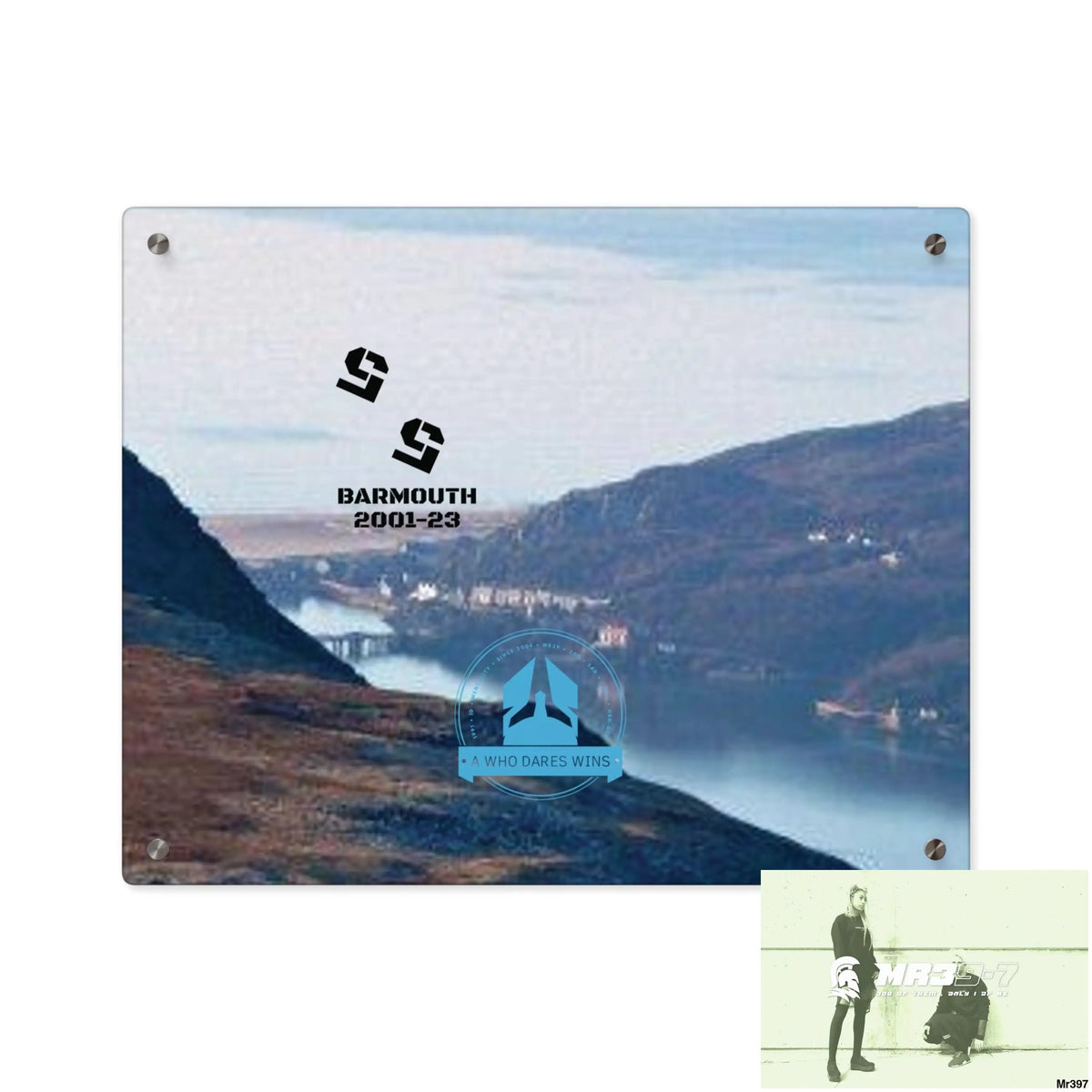 A Who Dares Wins 55 Tactical shot of (Barmouth 2001-2023) via Cadair Idris Acrylic Wall Art Panels 20″ x 16″