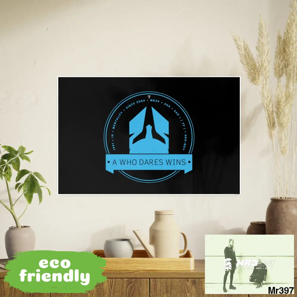 A Who Dares Wins 7 Photo Art Paper Posters 34’’ x 22’’ (Horizontal) / Satin Poster