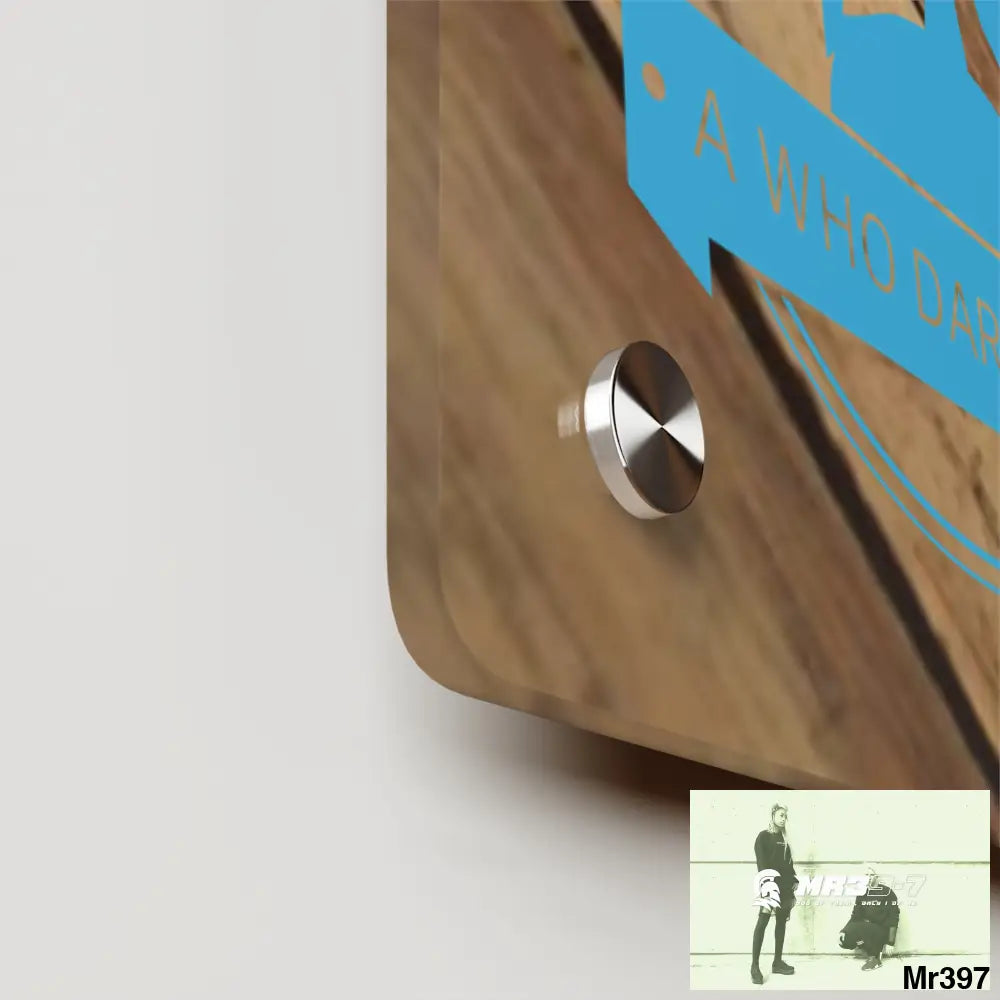 A Who Dares Wins Back to Thailand for my death(s) 2016 because its only Rock n Roll Koh Lak Acrylic Wall Art Panels