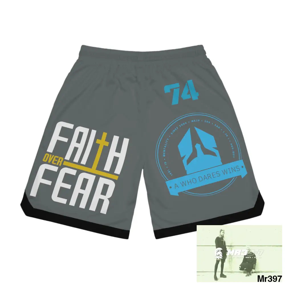 A Who Dares Wins Basketball Rib Shorts (AOP) All Over Prints