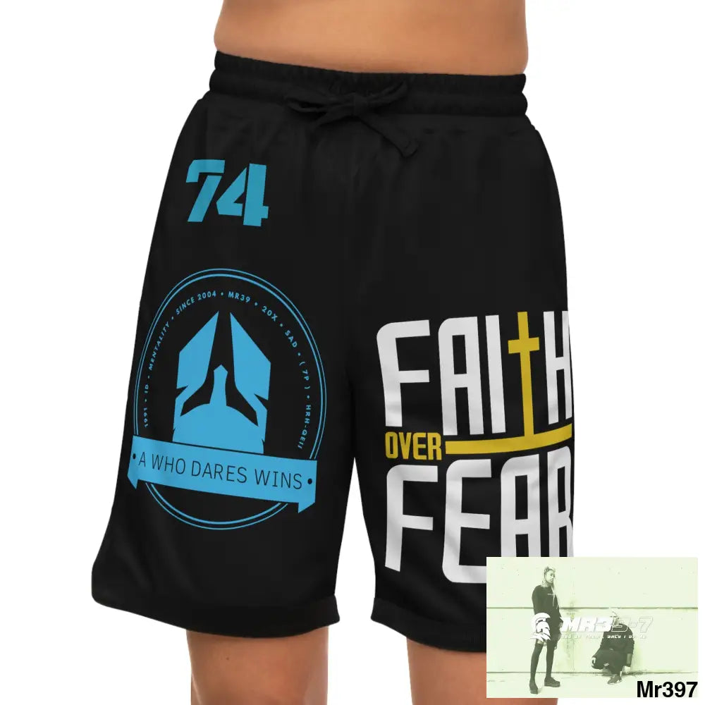 A Who Dares Wins Basketball Rib Shorts (AOP) All Over Prints