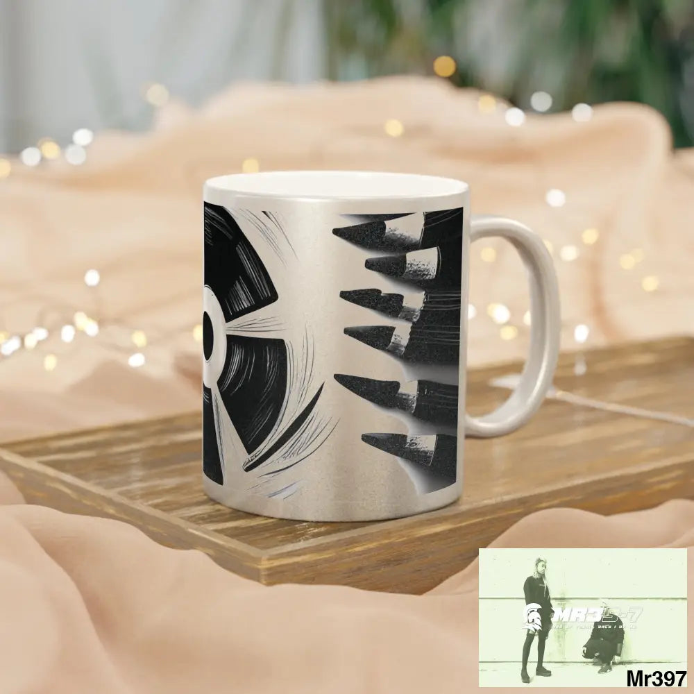 A Who Dares Wins Blast From the Past Metallic Mug (Silver\Gold) Mug