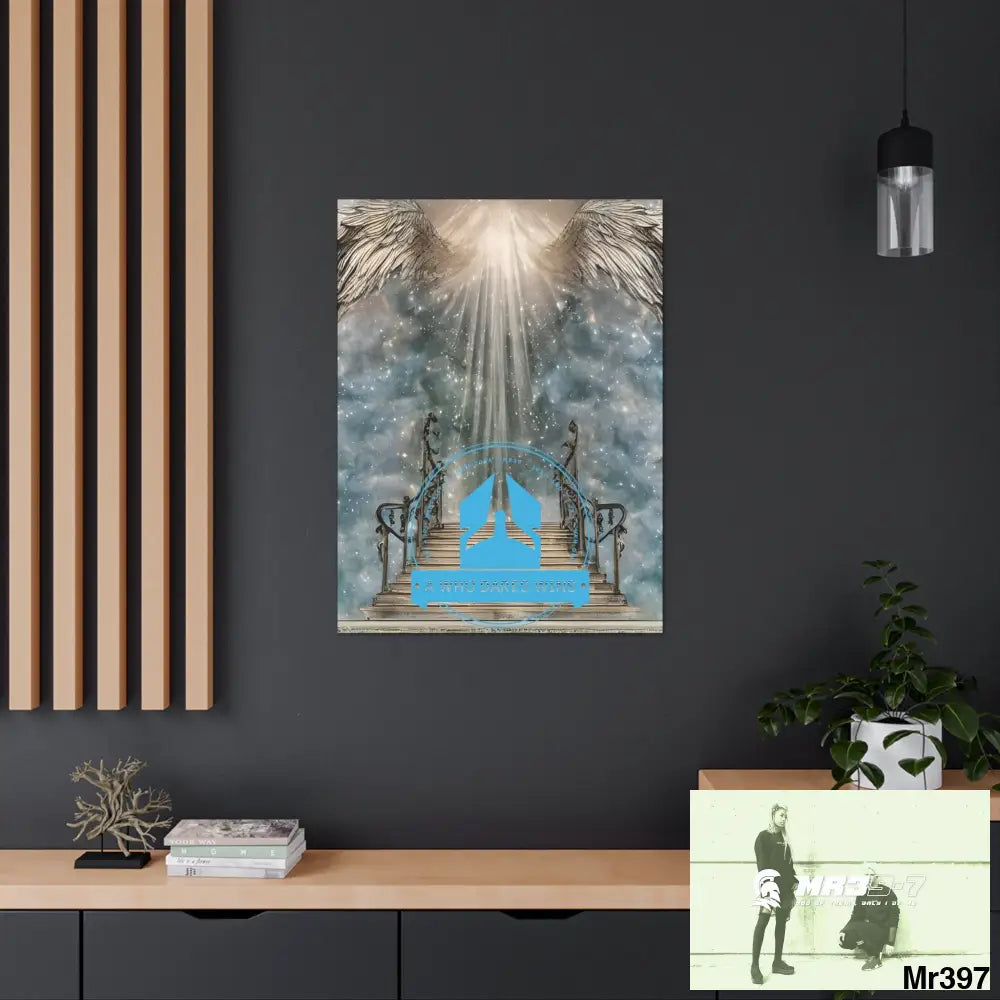A Who Dares Wins Canvas Gallery Wraps The steps to Heaven 30″ x 40″ / Premium Gallery Wraps (1.25″) Canvas