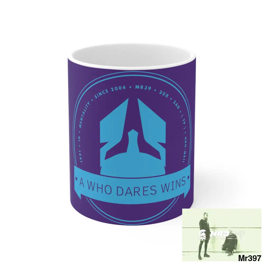 A Who Dares Wins Ceramic Mug 11oz 11oz Mug